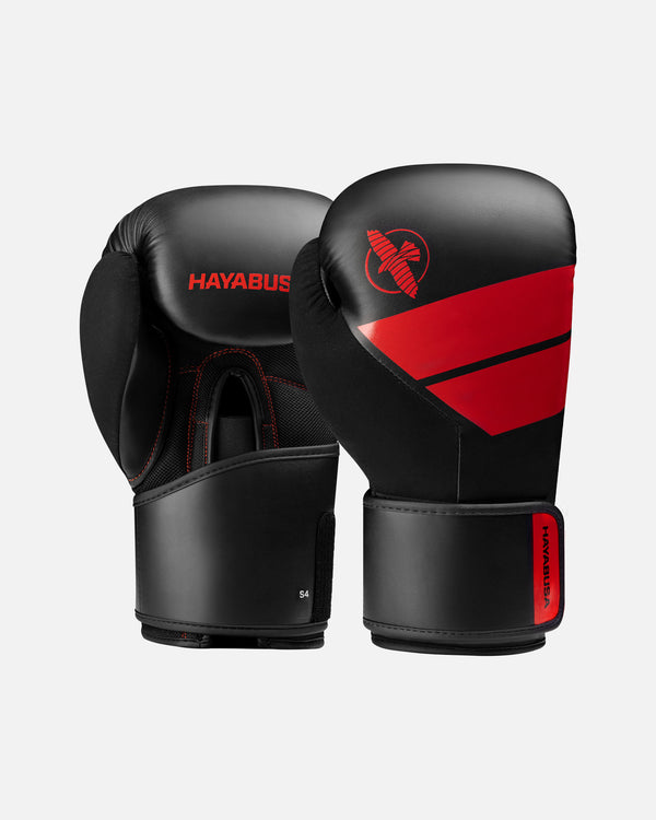 Boxerské rukavice Hayabusa S4 – Černé/Červené