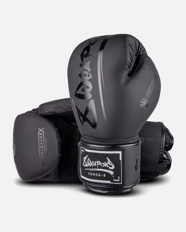 Guantes de boxeo 8 WEAPONS Force 8 – Negro