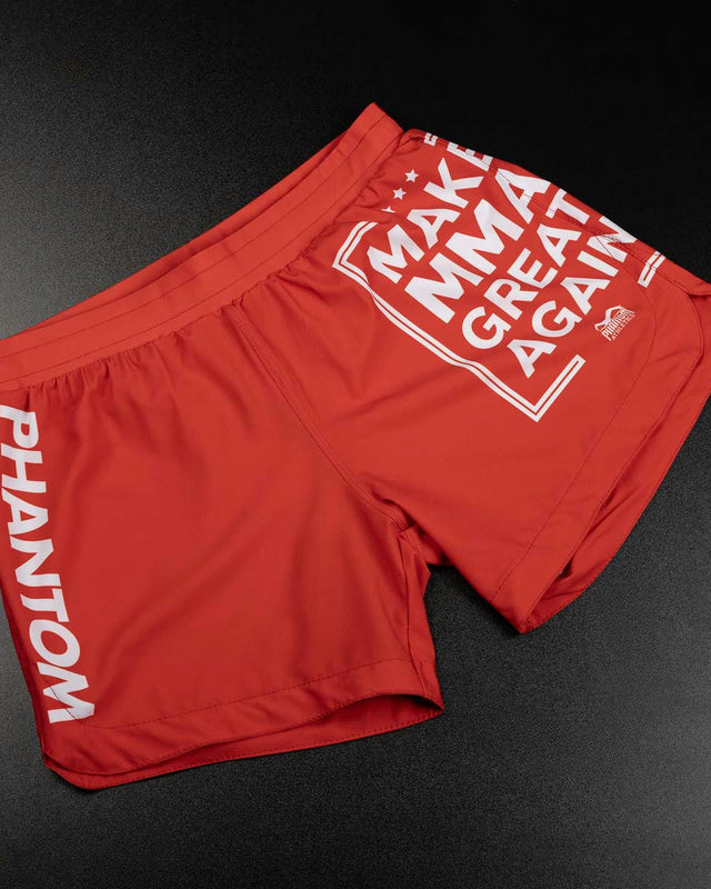 Phantom Athletics MMA-shorts Fusion-R Make MMA Great Again - Rød