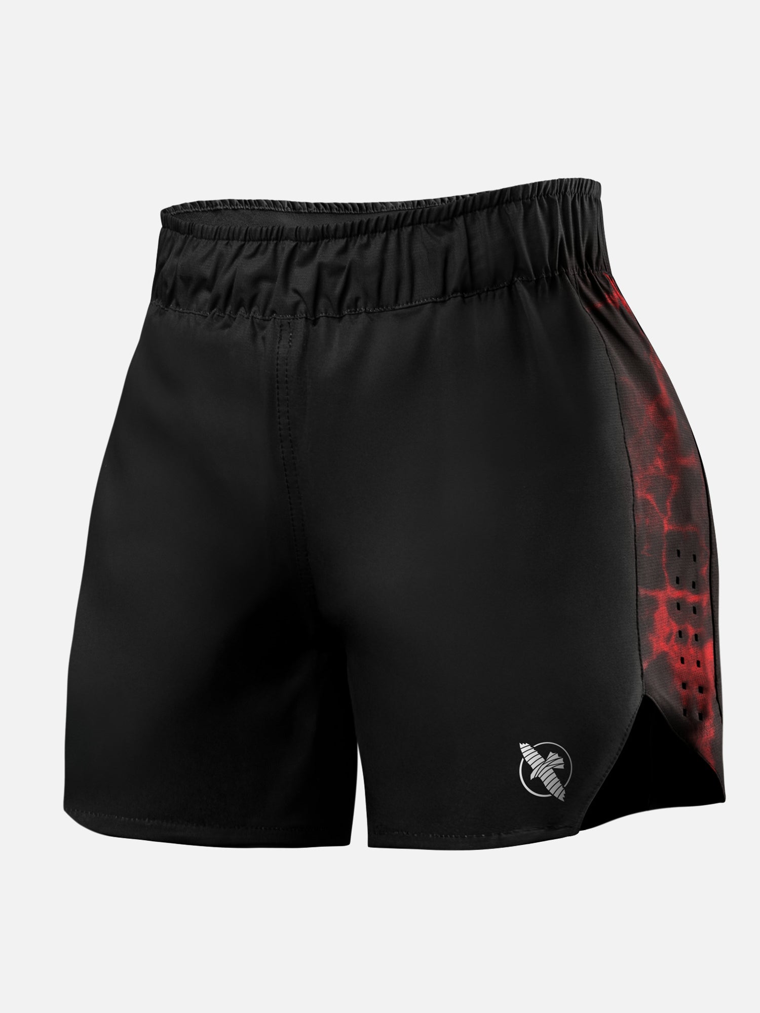Hayabusa x UFC BJJ MMA-shorts til kvinder - Sort/Rød