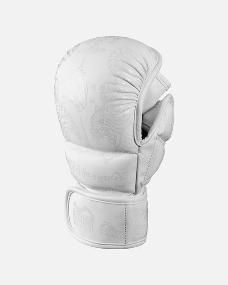 Mănuși MMA de sparring Phantom Athletics Muay Thai – Alb Frost