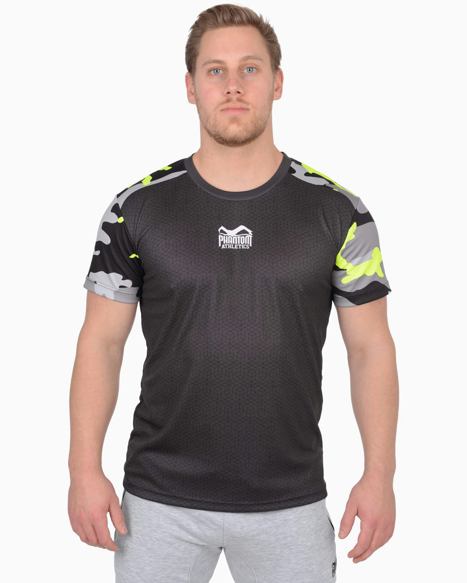 Phantom Athletics Trainingsshirt EVO Camo - Neon