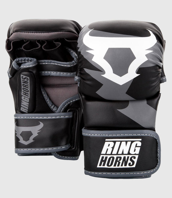 Guanti MMA Ringhorns Charger Sparring – Nero/Grigio/Bianco