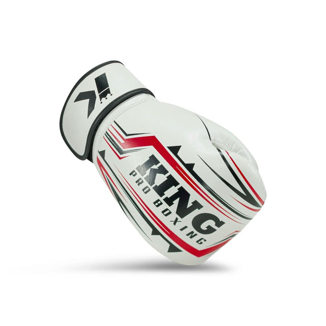 Gants de boxe King Pro Boxing BG Spartan – Blanc/Noir/Rouge