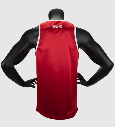 T-shirt Super Pro Boks Tank Top Club – Rouge/Blanc