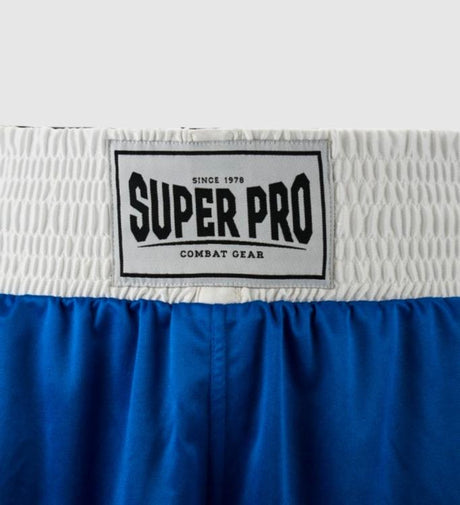 Super Pro Boxerské trenky Club – Modré/Bílé – Trenky