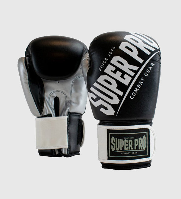 Super Pro Boxningshandskar Rebel – Svart/Vit