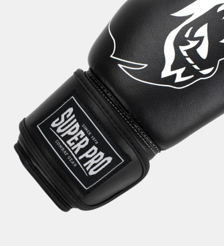 Guantes de boxeo Super Pro Talent Kids – Negro/Blanco – Guantes de boxeo