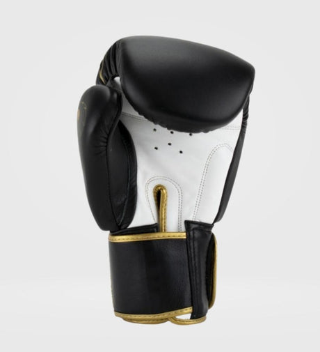 Luvas de boxe Super Pro Warrior – Preto/Ouro/Branco