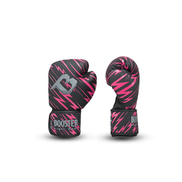 Luvas de boxe Booster Combat Criança – Preto/Rosa