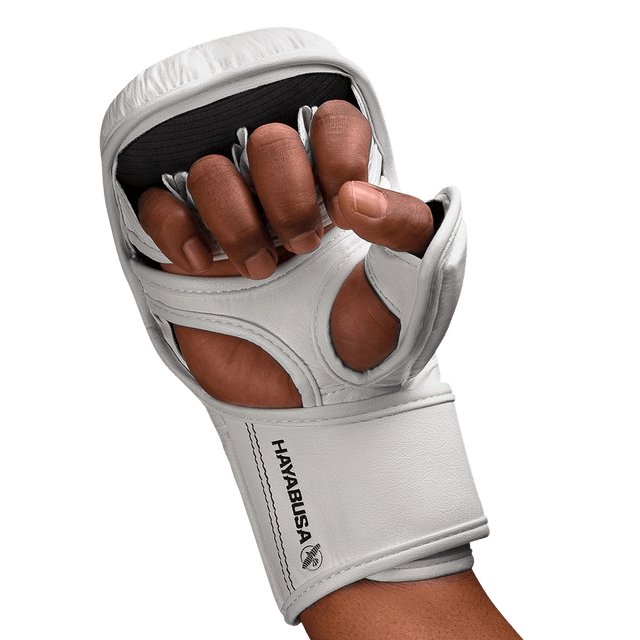 Hayabusa MMA Sparringshandsker T3 Hybrid - Hvid/Sort
