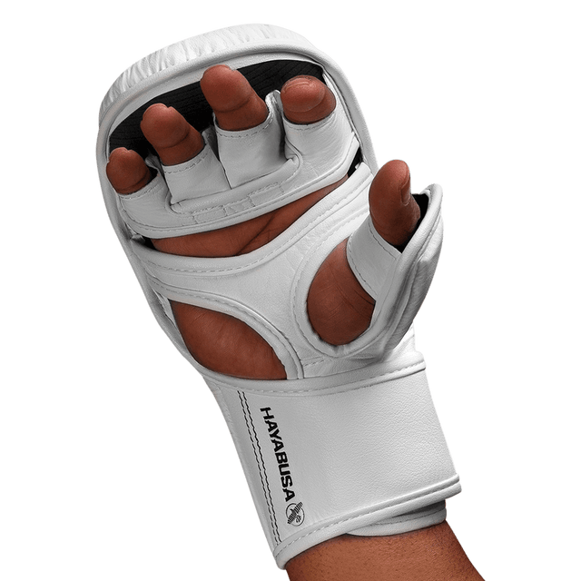 Hayabusa MMA Sparringshandsker T3 Hybrid - Hvid/Sort