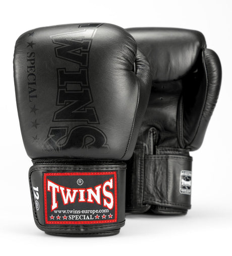 Boxerské rukavice Twins BGVL 8 – Černé/Černé