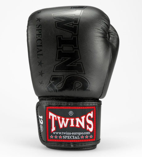 Boxerské rukavice Twins BGVL 8 – Černé/Černé