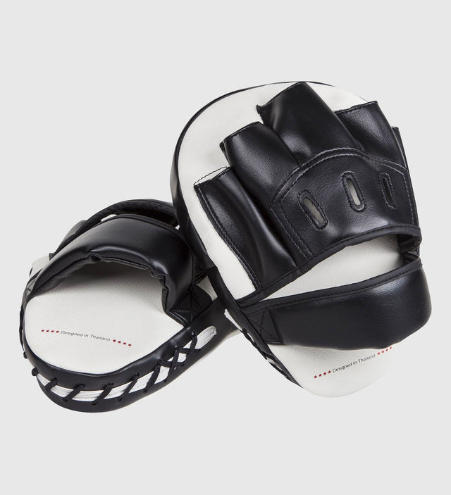 Łapy trenerskie Venum Handpads Light – Czarne/Białe