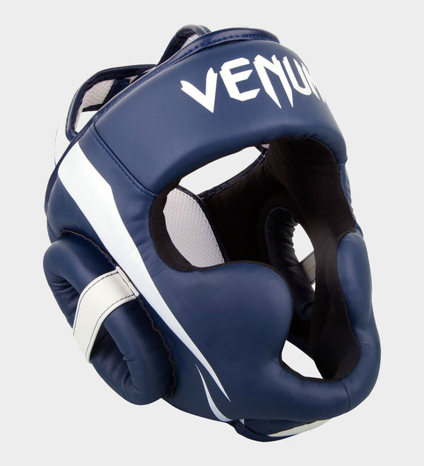 Casque de boxe Venum Elite – Bleu/Blanc