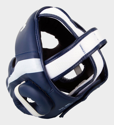 Capacete de boxe Venum Elite – Azul/Branco – Capacetes de boxe
