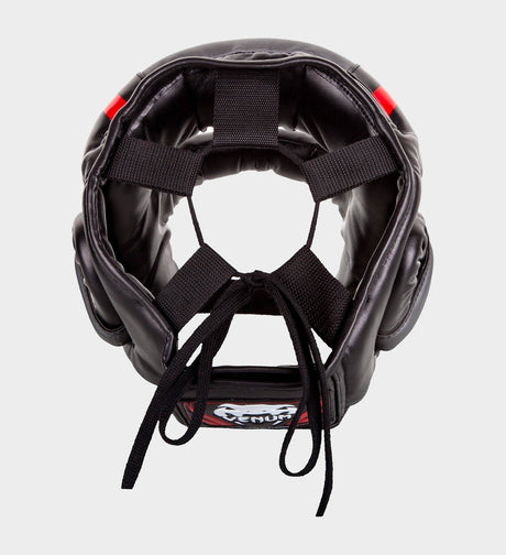 Capacete de boxe Venum Elite Iron – Preto/Vermelho/Branco