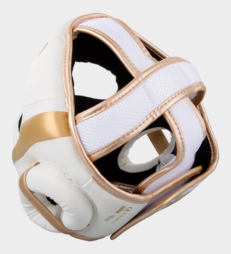 Casque de boxe Venum Elite – Blanc/Or – Casques de boxe