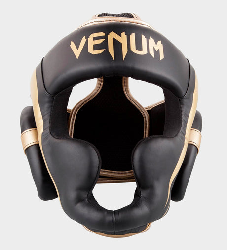 Casque de boxe Venum Elite – Noir/Or – Casques de boxe
