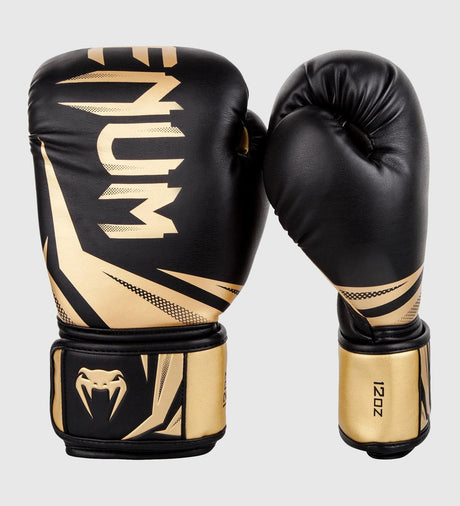 Mănuși de box Venum Challenger 3.0 – Negru/Auriu