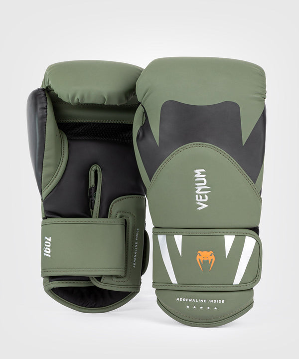 Rękawice bokserskie Venum Challenger 4.0 – Kaki Zielone/Czarne