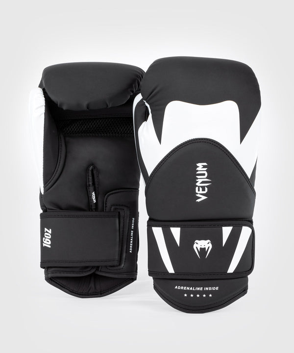 Guantes de boxeo Venum Challenger 4.0 – Negro/Blanco