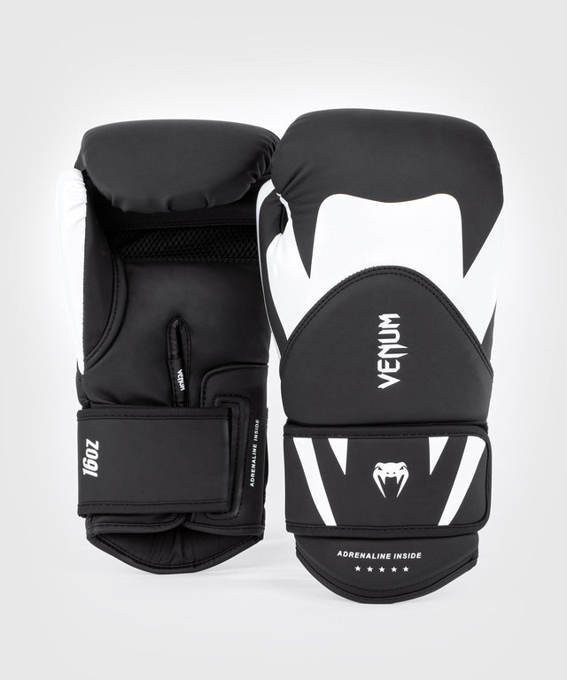 Boxerské rukavice Venum Challenger 4.0 – Černé/Bílé – Boxerské rukavice