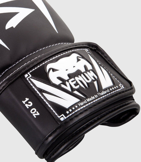 Venum Boxhandschuhe Elite – Schwarz/Weiß – Boxhandschuhe