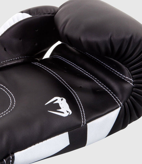 Venum Boxhandschuhe Elite – Schwarz/Weiß – Boxhandschuhe