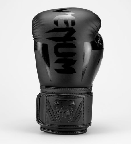 Mănuși de box Venum Elite – Negru/Negru – Mănuși de box