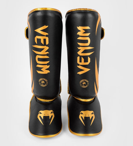 Espinilleras Venum Challenger – Negro/Oro