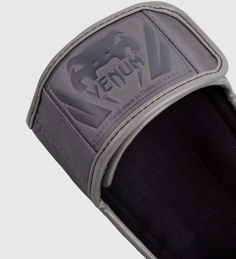 Caneleiras de kickboxing Venum Elite – Cinzento