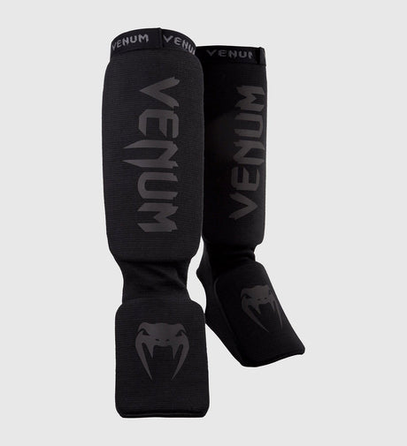 Espinilleras Venum Kontact – Negro/Negro