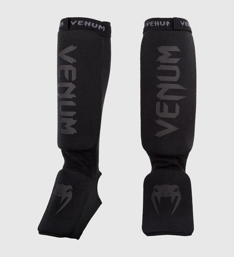 Espinilleras Venum Kontact – Negro/Negro