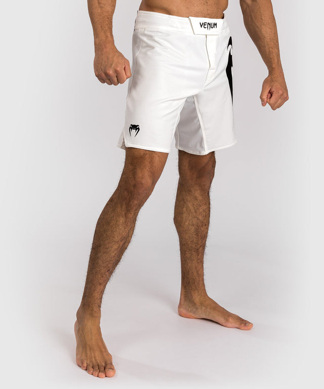 Venum MMA Shorts Light 5.0 – Bílé/Černé – Trenky
