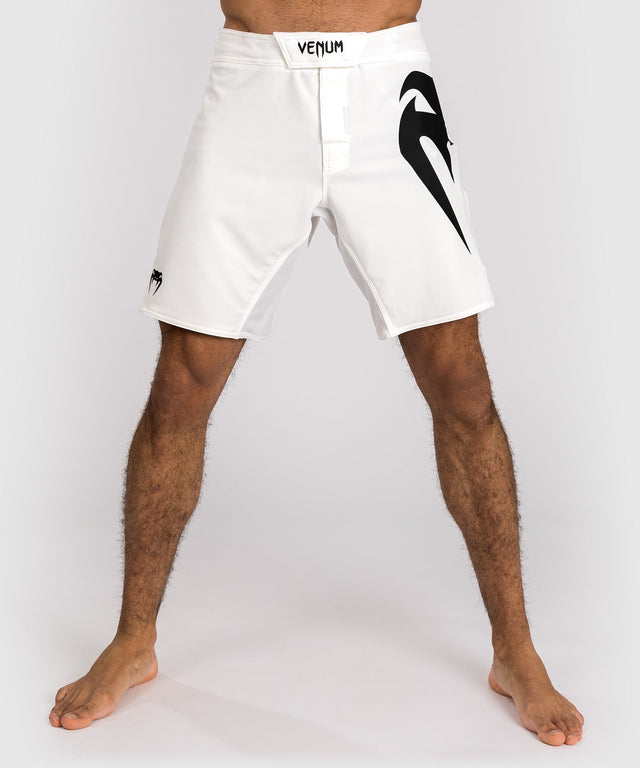 Venum MMA Shorts Light 5.0 – Bílé/Černé – Trenky