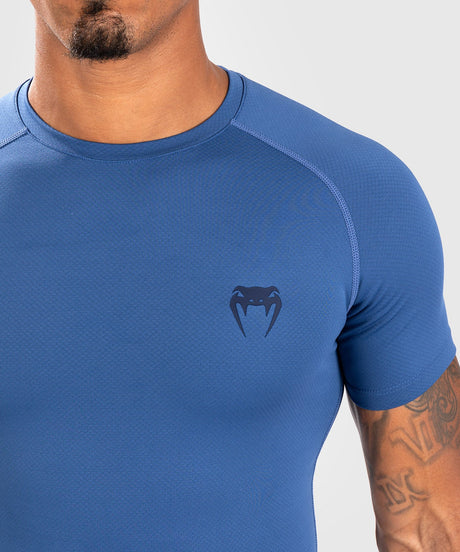 Rashguard Venum Contender manches courtes – Bleu