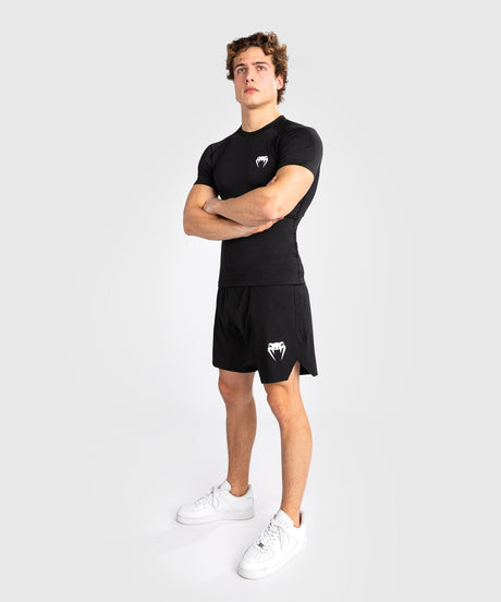 Venum Rashguard Contender Krátké rukávy – Černá/Bílá – Rashguard