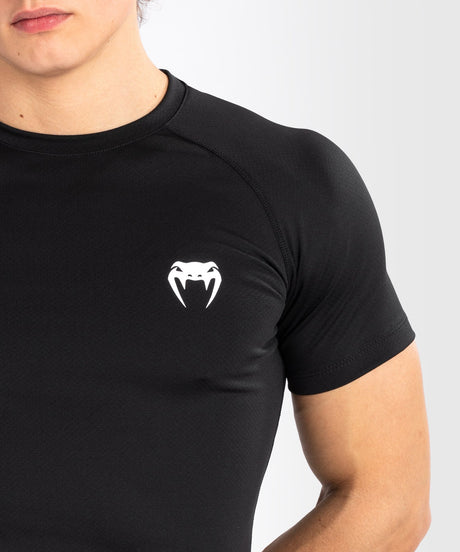 Venum Rashguard Contender Krátké rukávy – Černá/Bílá – Rashguard