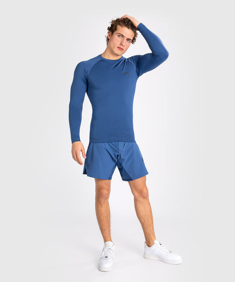 Venum Rashguard Contender Dlouhé rukávy – Modrý – Rashguard