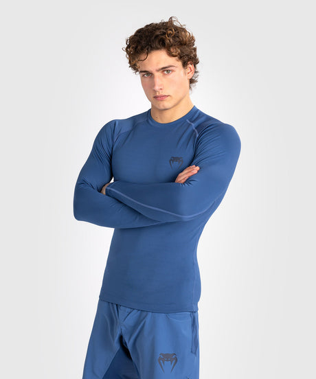 Venum Rashguard Contender Dlouhé rukávy – Modrý – Rashguard