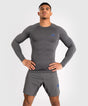 Rashguard Venum Contender manches longues – Gris/Bleu – Rashguard